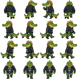 Punk Croc Character